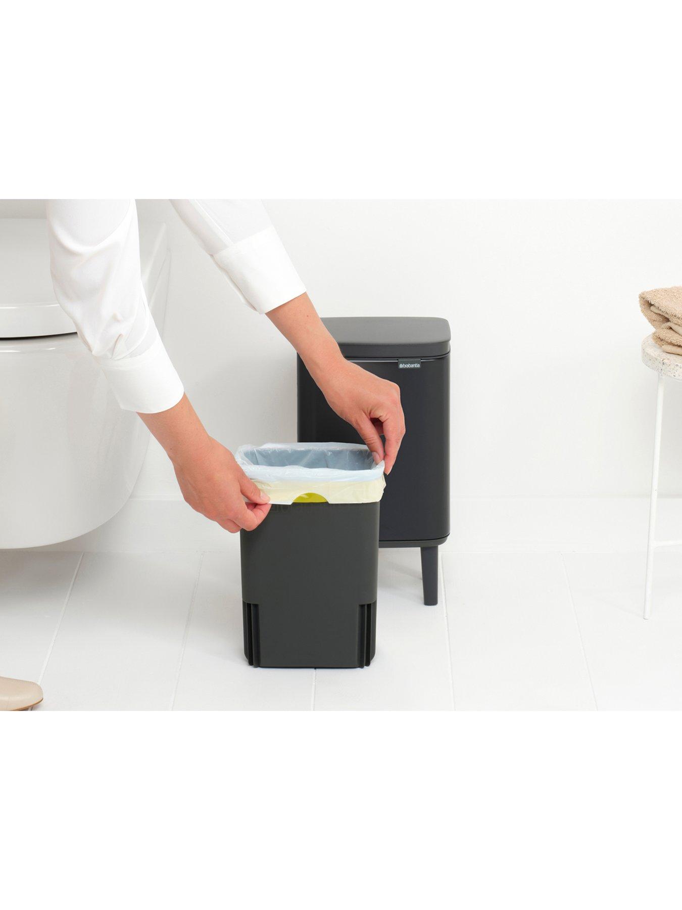 Image 5 of 6 of Brabantia Bo Hi 4-Litre Bathroom Bin - Black