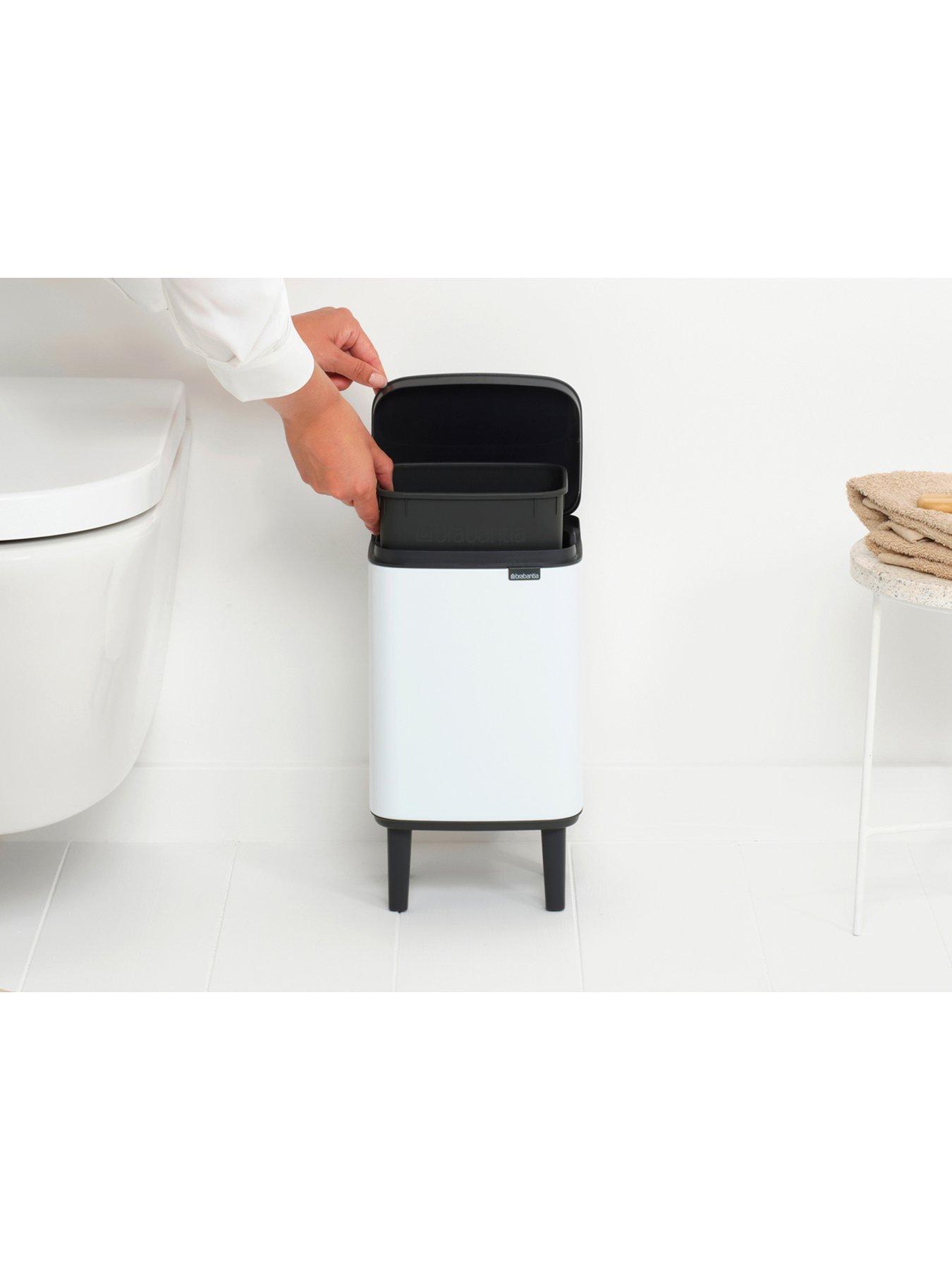 Brabantia Bo Hi 4Litre Bathroom Bin White very.co.uk