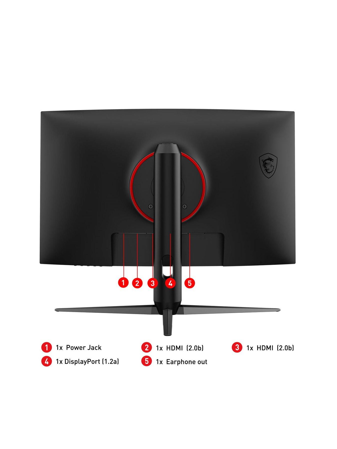 MSI Optix G27C5 27 FHD Curved Gaming Monitor, 165Hz, Wide View, True  Colors, Black, 27 (Refurbished) : Electronics 