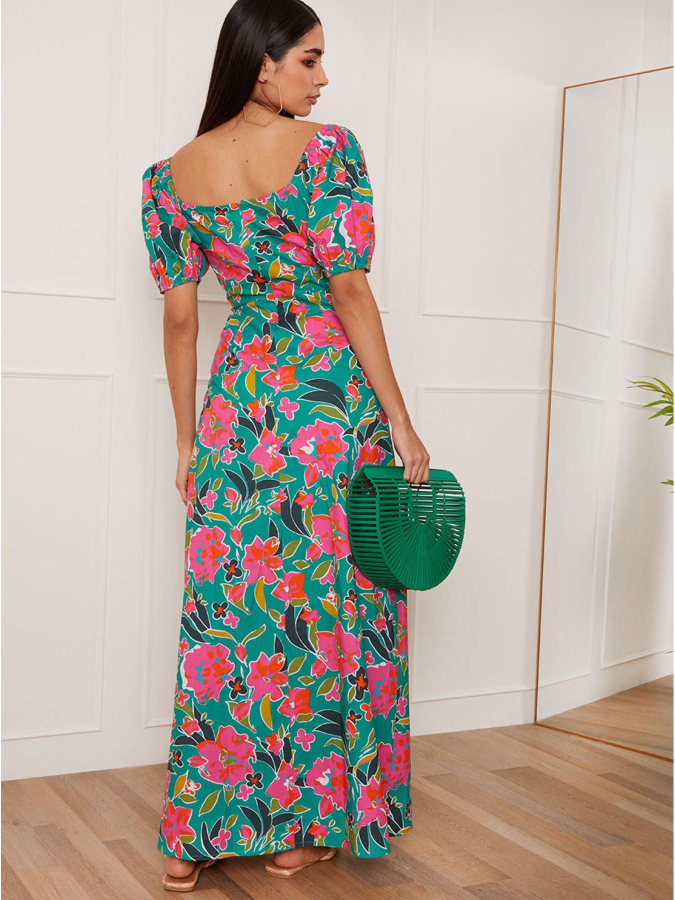 Chi chi london deals floral maxi dress