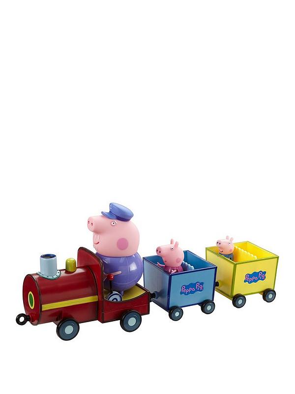 Image 1 of 5 of Peppa Pig Grandpa's Train And Carriage