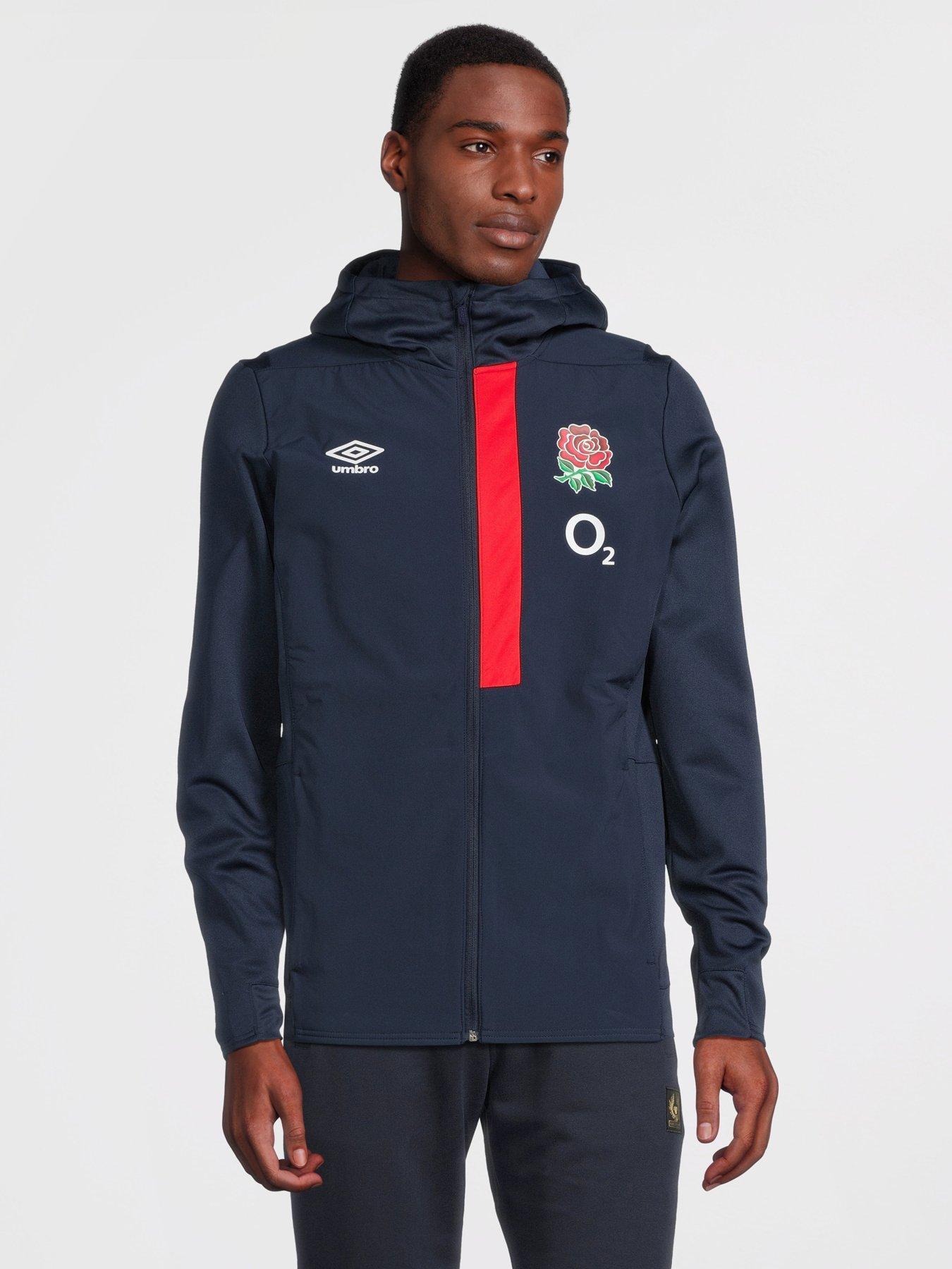 Umbro Mens England Hooded Jacket (O2) - Navy