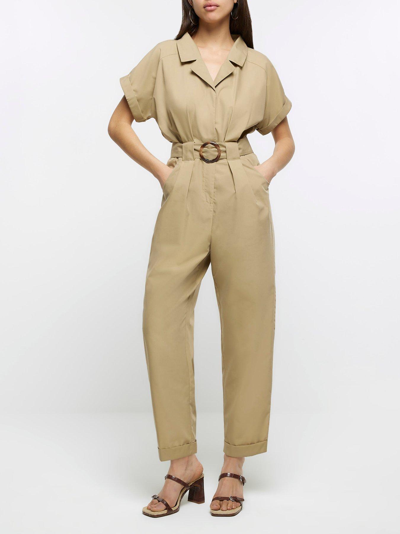 River island hot sale khaki playsuit