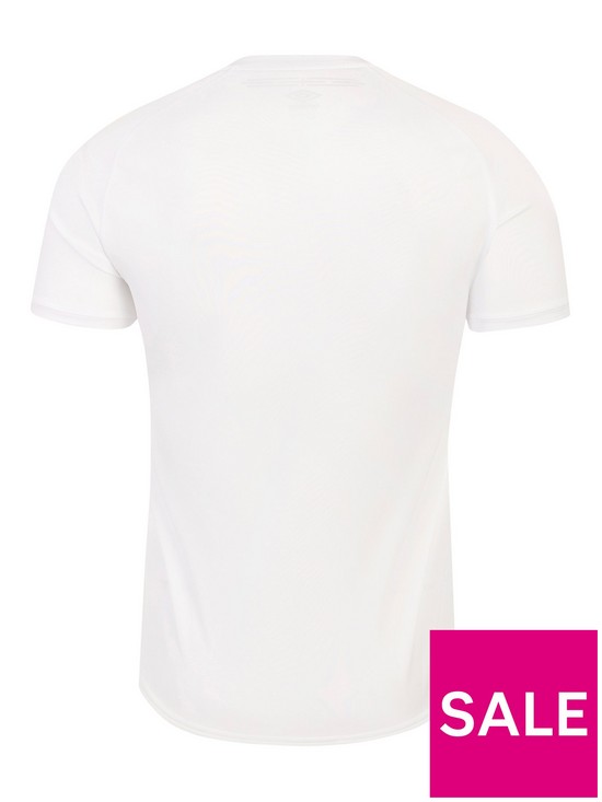 back image of umbro-mens-england-wc-home-replica-short-sleeved-jersey-white
