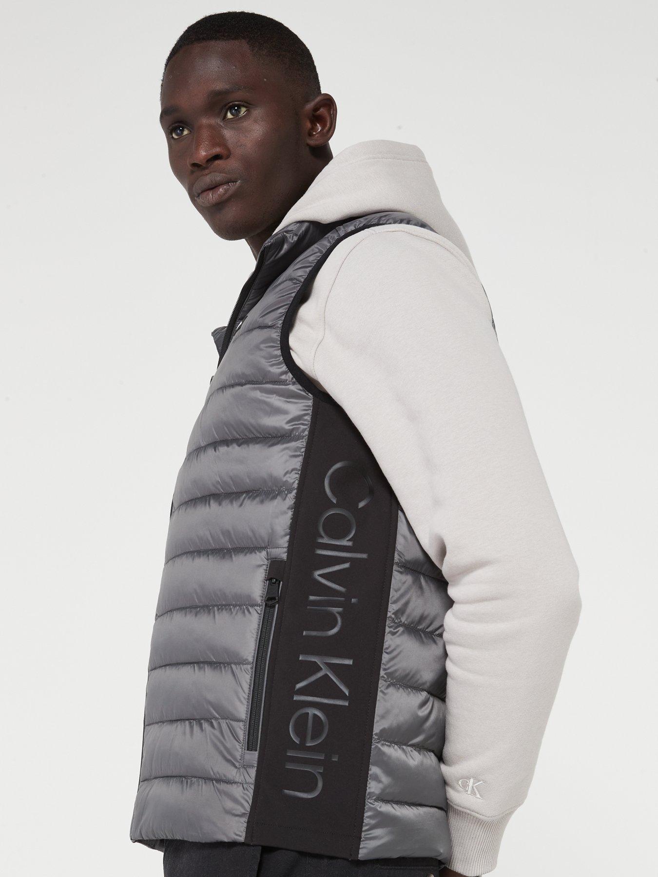 Calvin Klein Side Logo Vest Grey Very