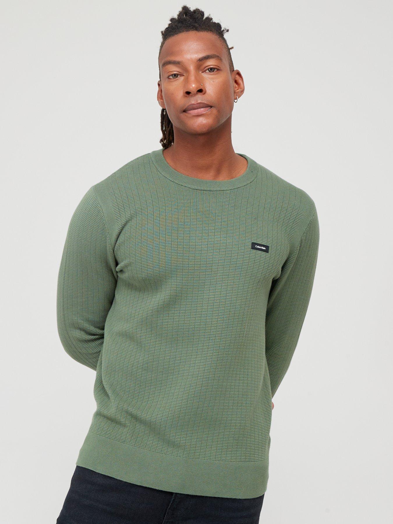 Calvin klein green outlet sweatshirt