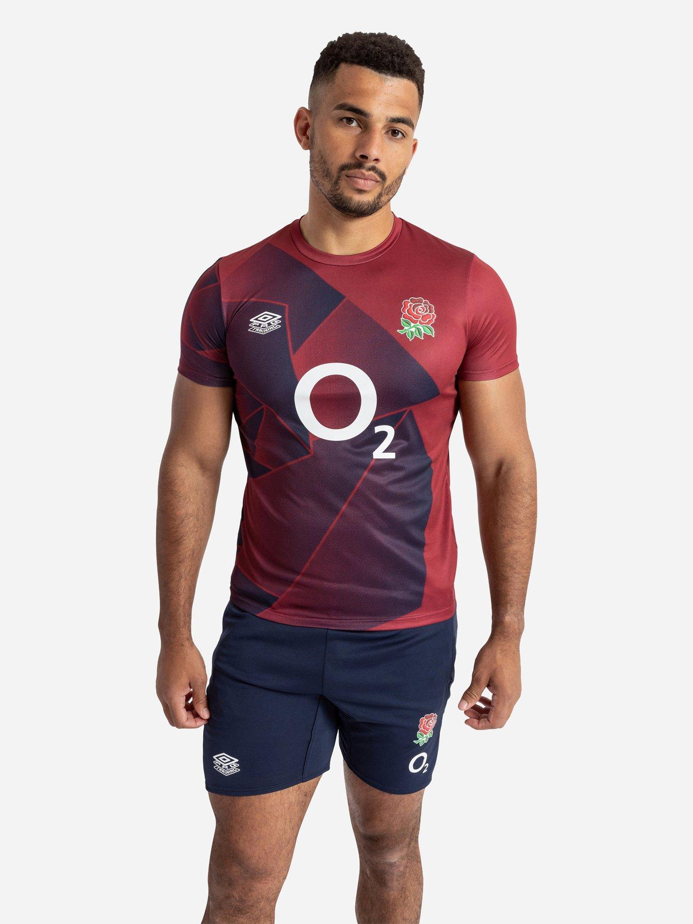 Image 1 of 3 of Umbro Mens England Warm Up Jersey (O2) - Navy