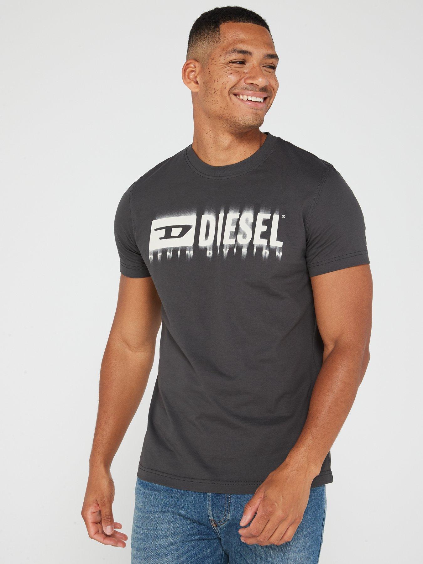 Diesel Large Logo T Shirt Black very