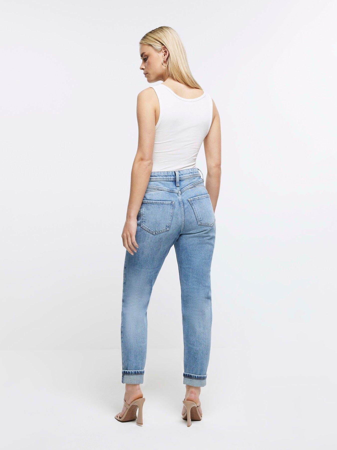 Petite mom jeans sales uk