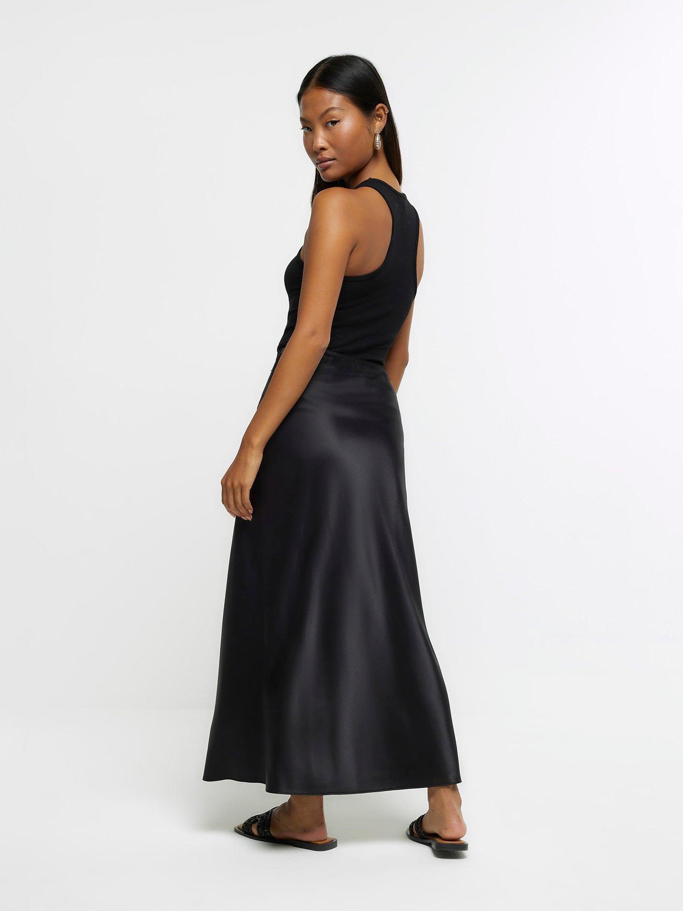 Long black outlet evening skirt petite