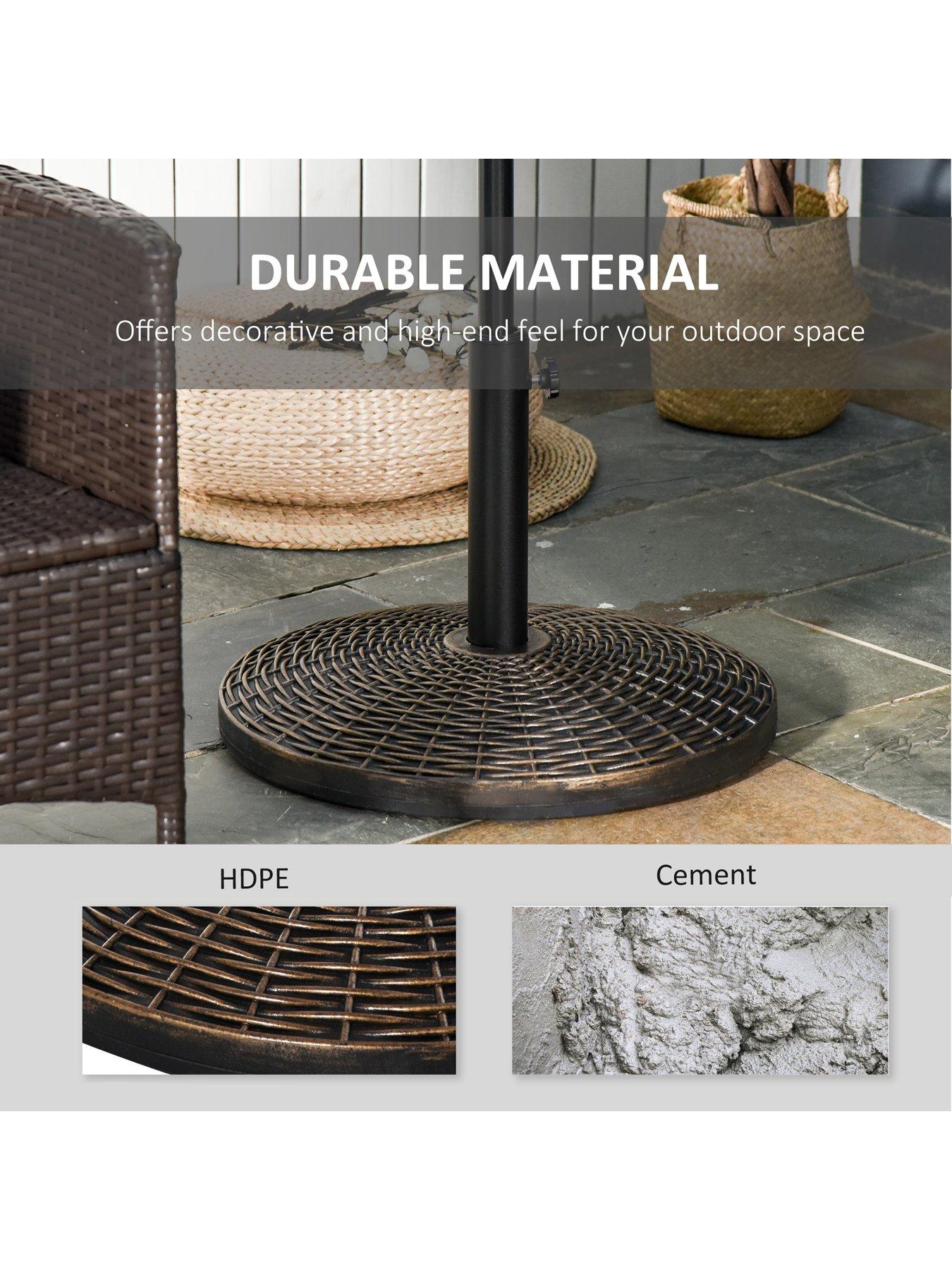 Image 4 of 7 of OutSunny Parasol Base -&nbsp;Antique Bronze