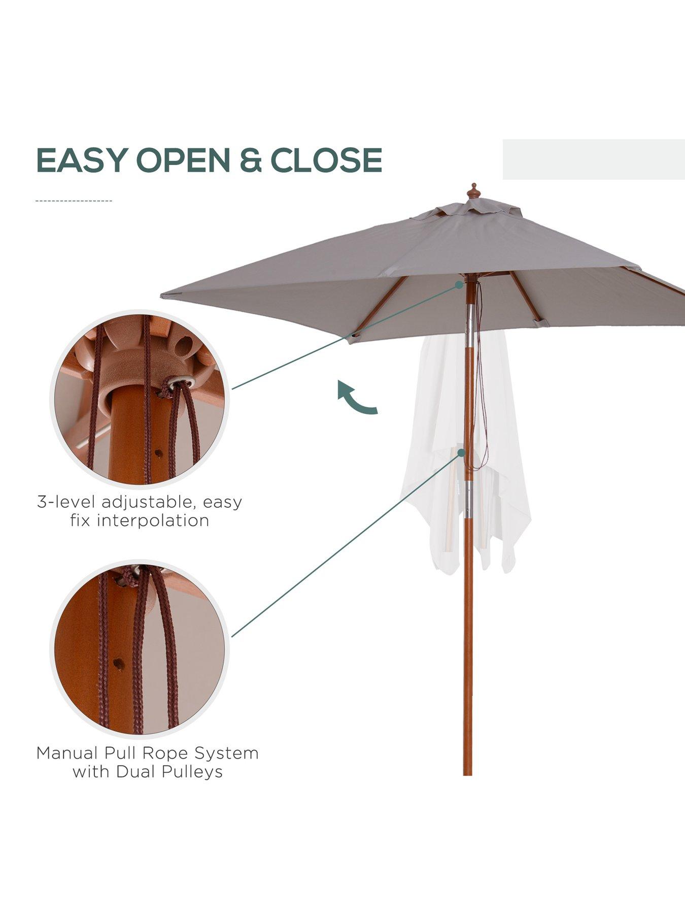 6 Ribs Sun Protective Printed Portable Umbrella