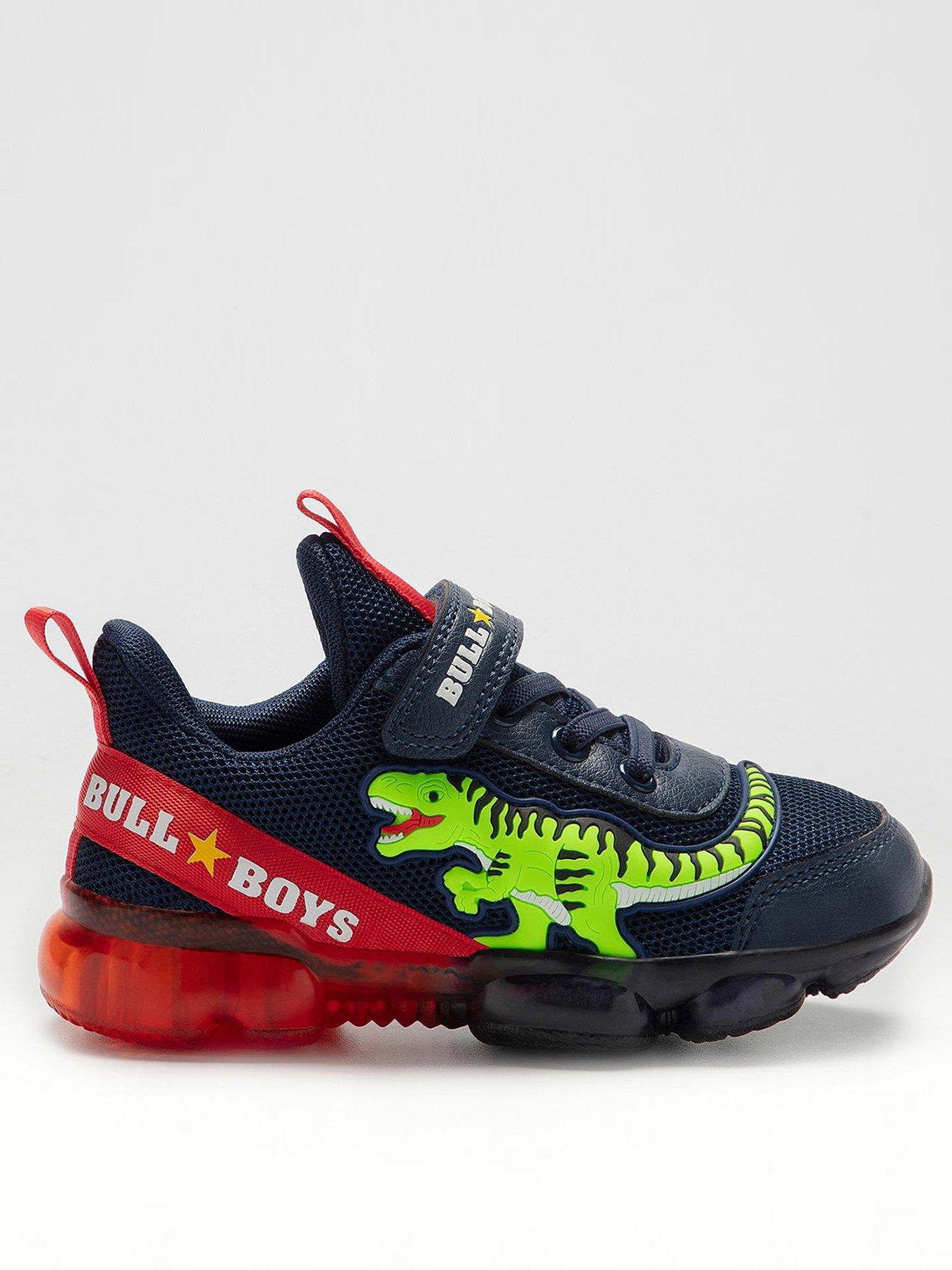 Bull Boy Bull Boys Dinosaur Lights Trainers | Very