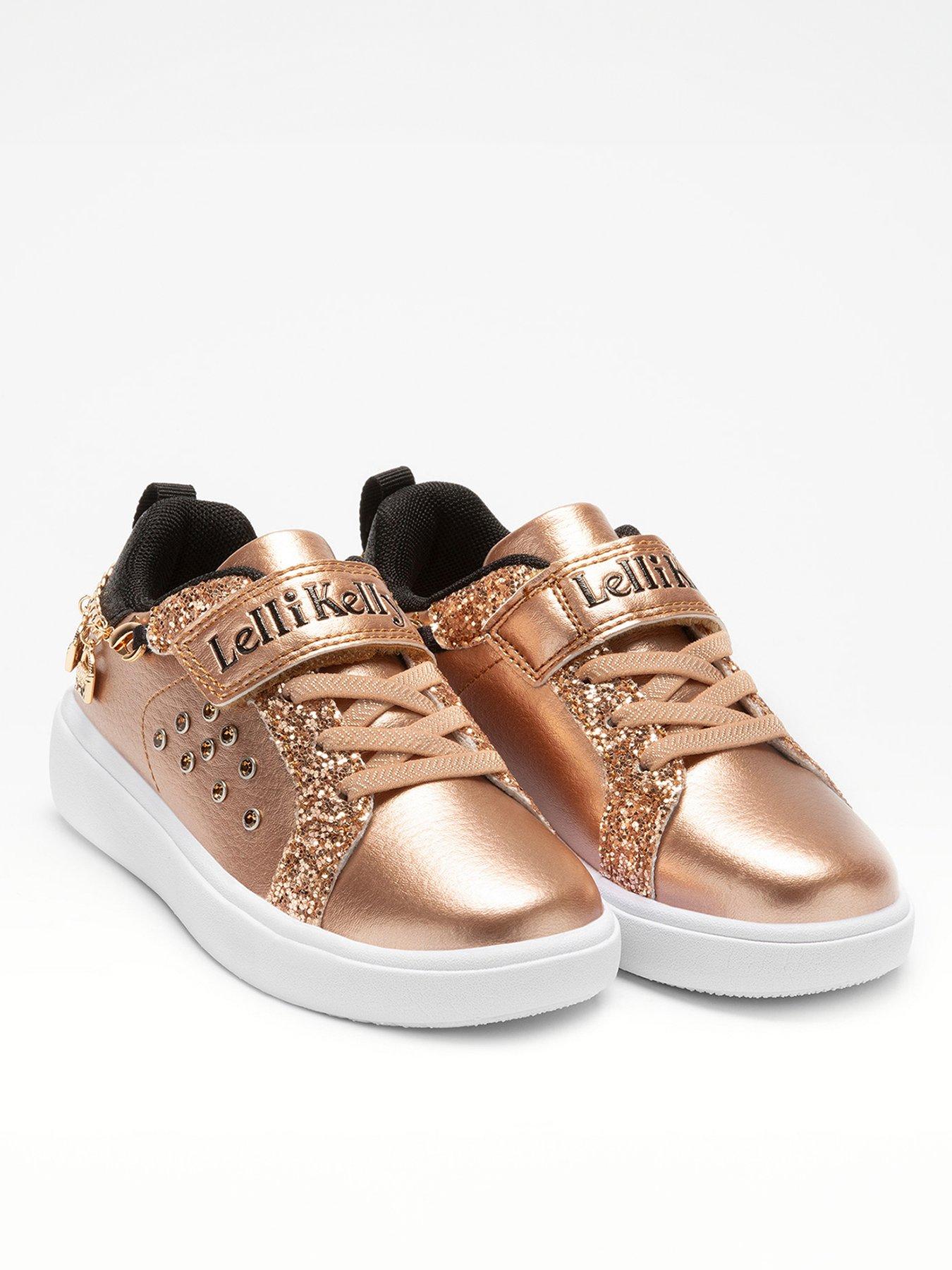 Scarpe Lelli Kelly Sneaker Con Glitter - Bianco/Lilla Per Bambina - Foto 13