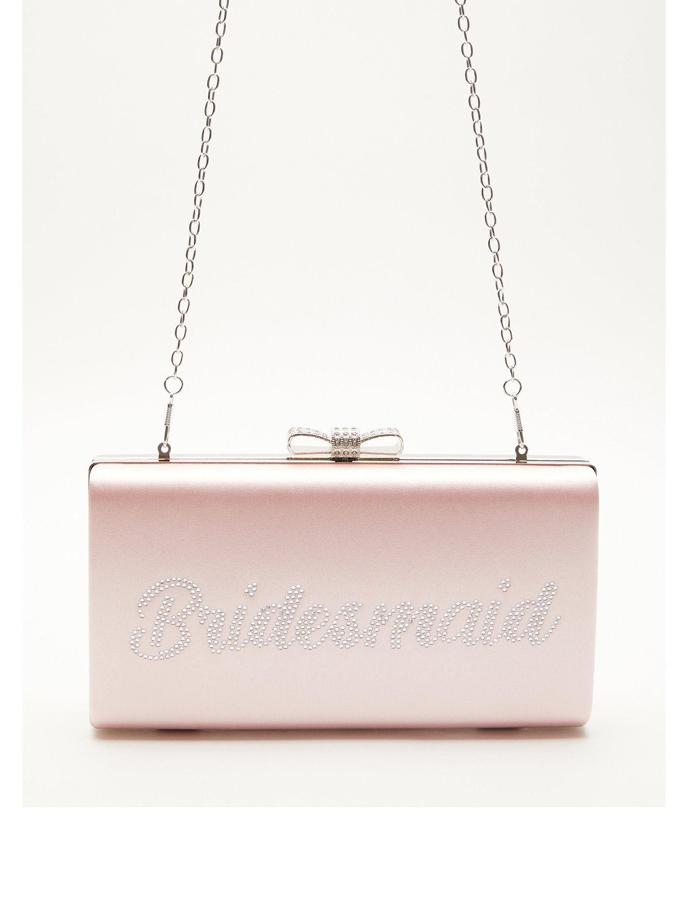 Quiz rose gold discount bag