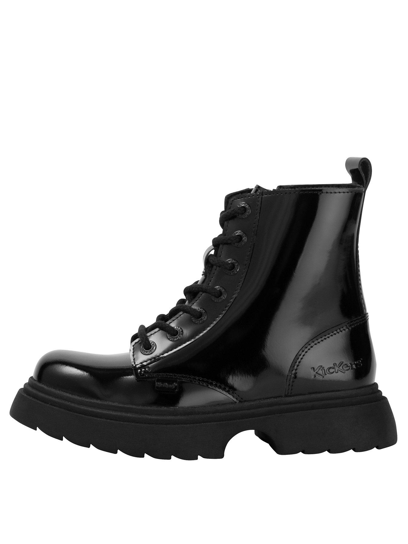 Kickers Kenzi Patent Leather Boot Very