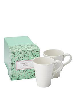 Product photograph of Portmeirion Sophie Conran For Portmeirion Set Of 2 Mugs from very.co.uk