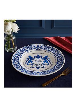 Product photograph of Spode King S Coronation Plate from very.co.uk