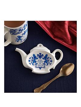 Product photograph of Spode King S Coronation Teabag Tidy from very.co.uk