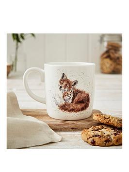 Product photograph of Royal Worcester Wrendale Designs Mum Fox Mug from very.co.uk