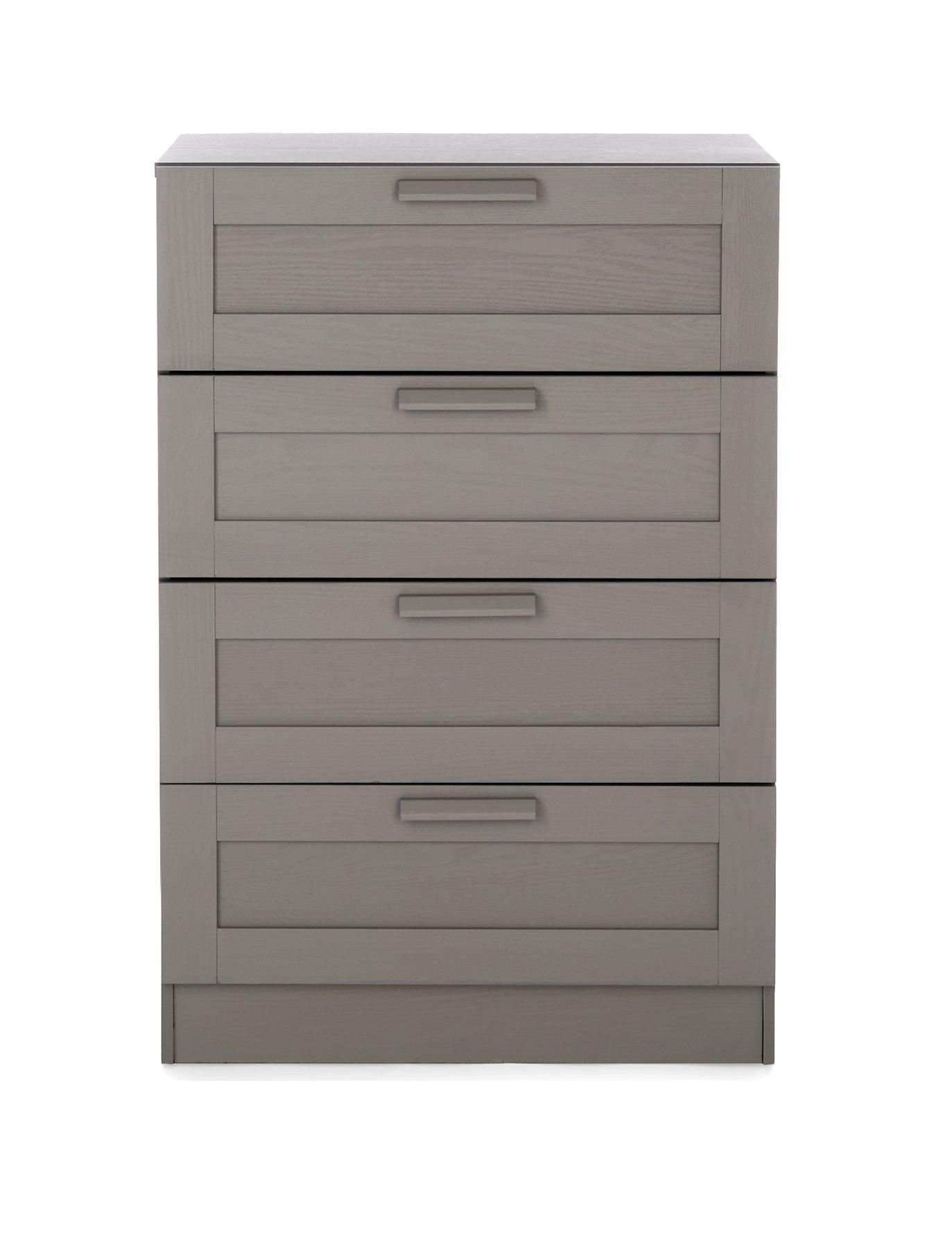 Image 2 of 6 of Everyday Taryn Kids&nbsp;4 Drawer Chest - Grey