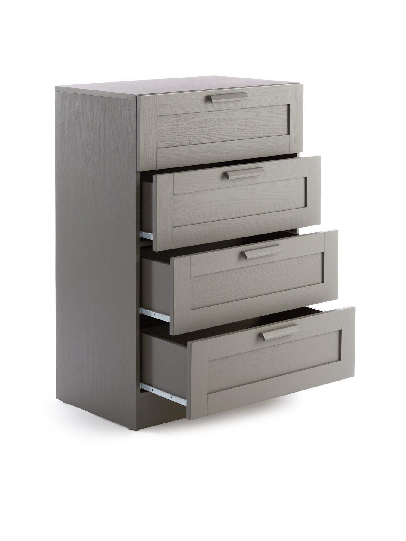 Image 4 of 6 of Everyday Taryn Kids&nbsp;4 Drawer Chest - Grey