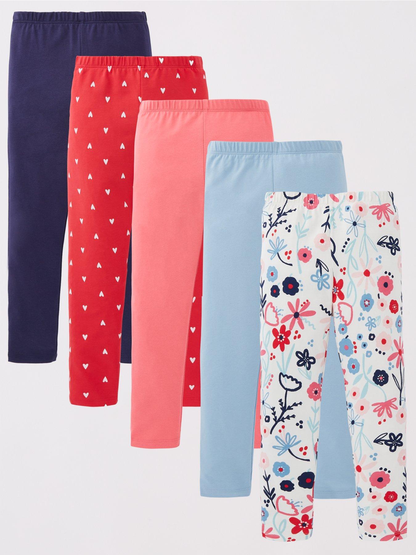 mini-v-by-very-girls-5-pack-floral-and-heart-leggings