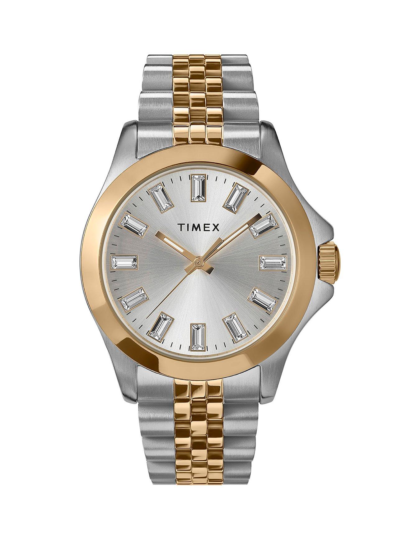 Timex two tone sales watch