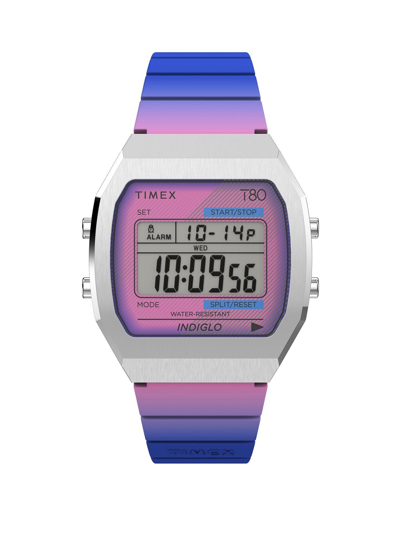 Timex hot sale purple watch