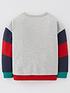  image of mini-v-by-very-boys-cut-and-sew-sweat-top-multi