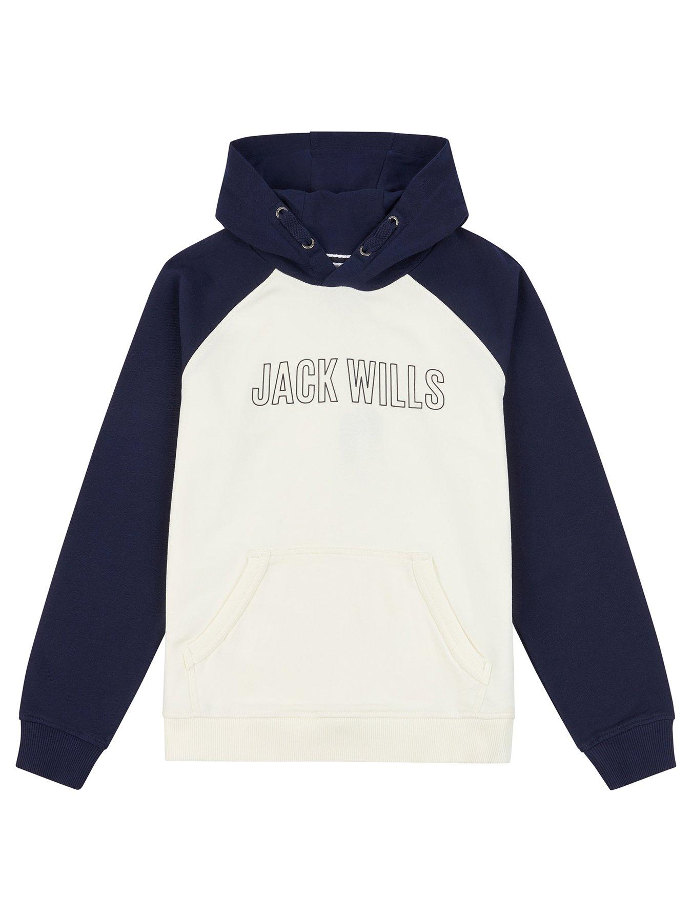 Boys Collegiate Oversized Hoodie Marshmallow