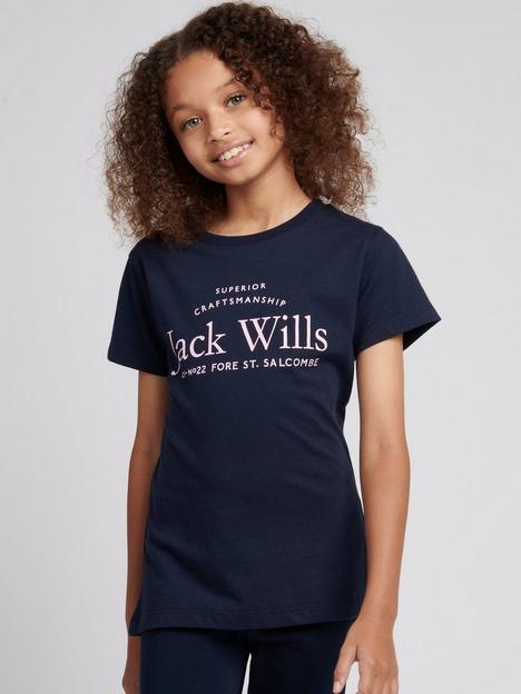 jack-wills-girls-script-short-sleeve-t-shirt-navy