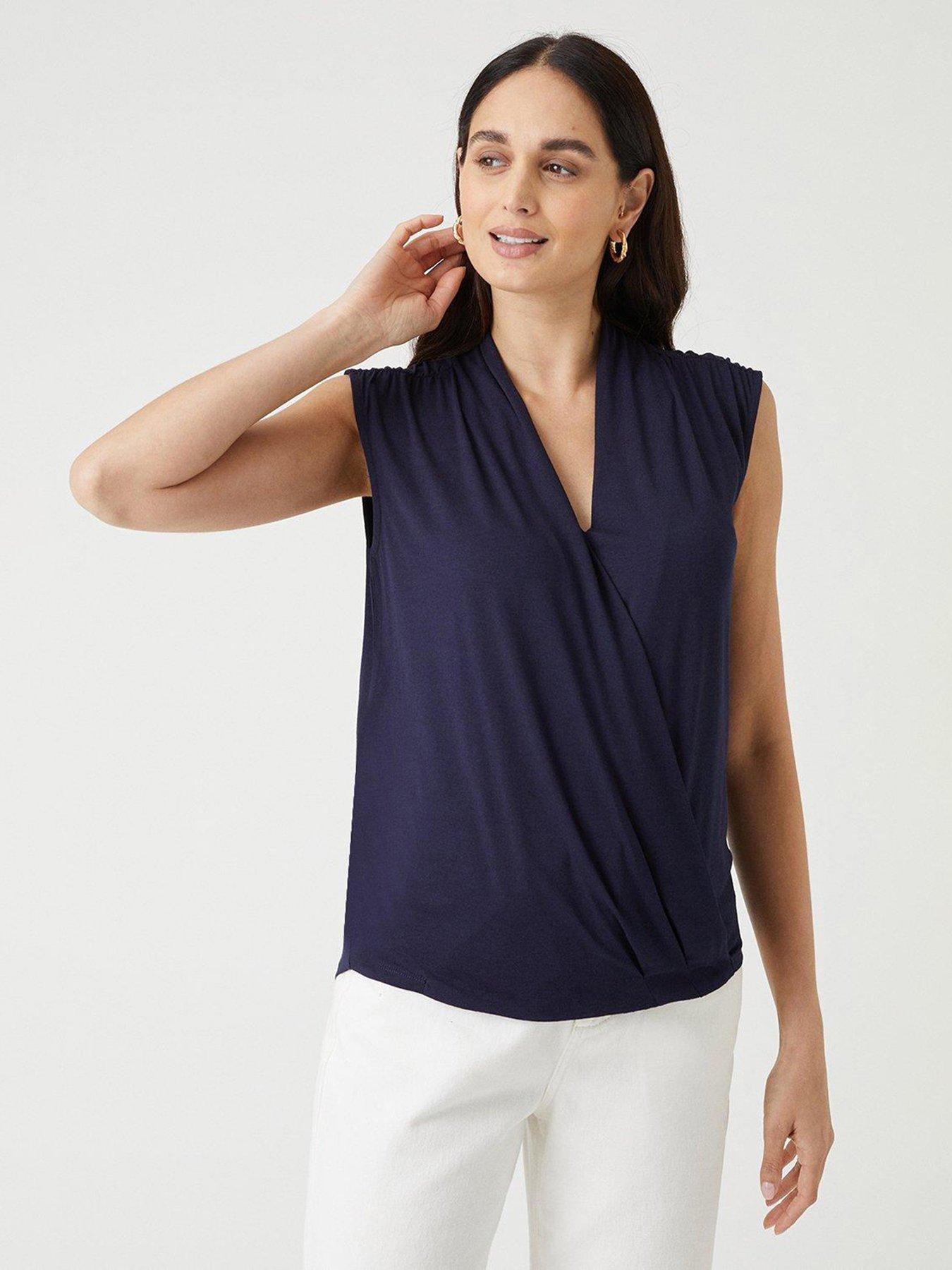 wallis-sleeveless-wrap-top-blue