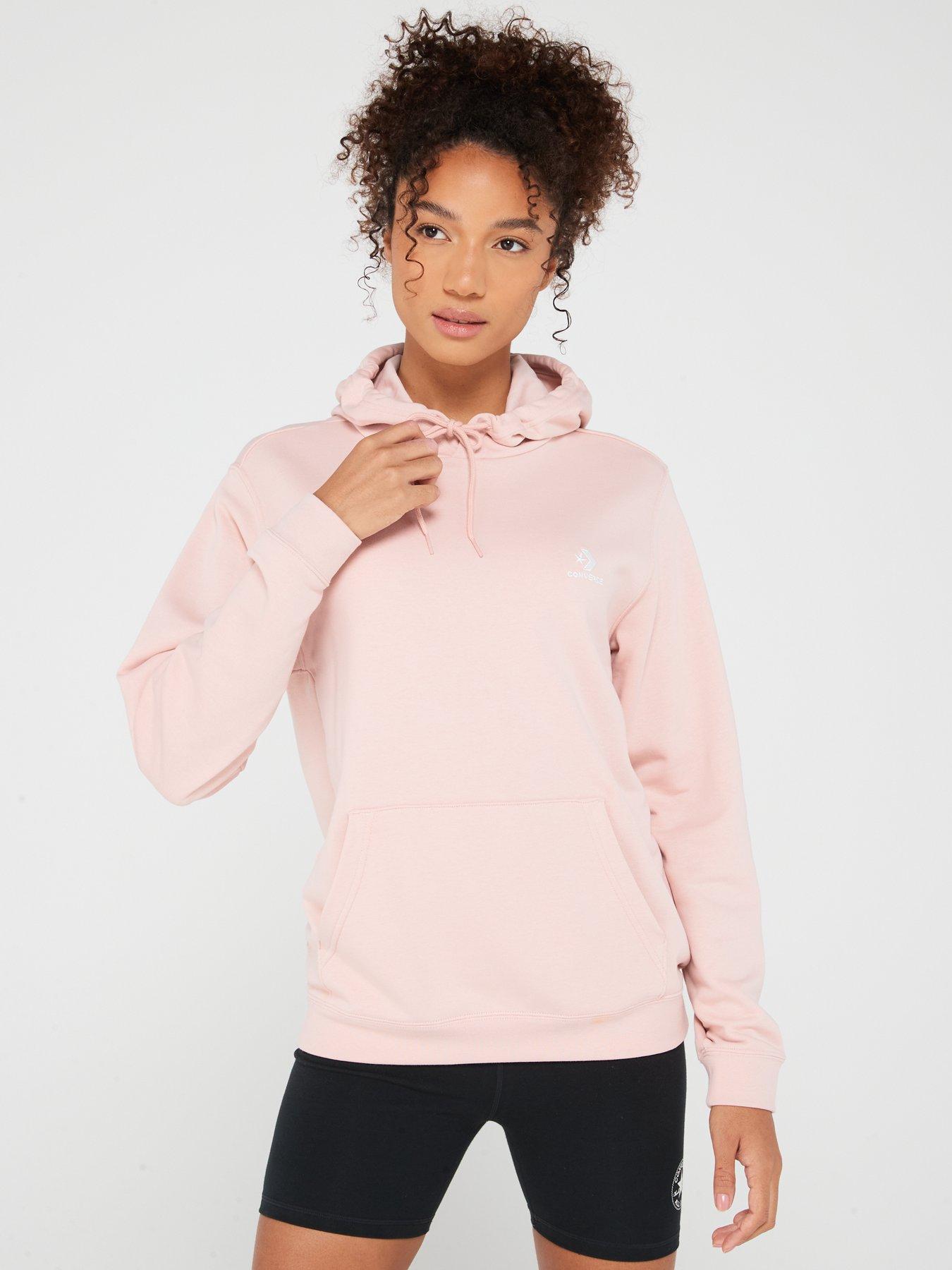 Converse deals hoodie pink