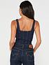  image of v-by-very-denim-bustier-top
