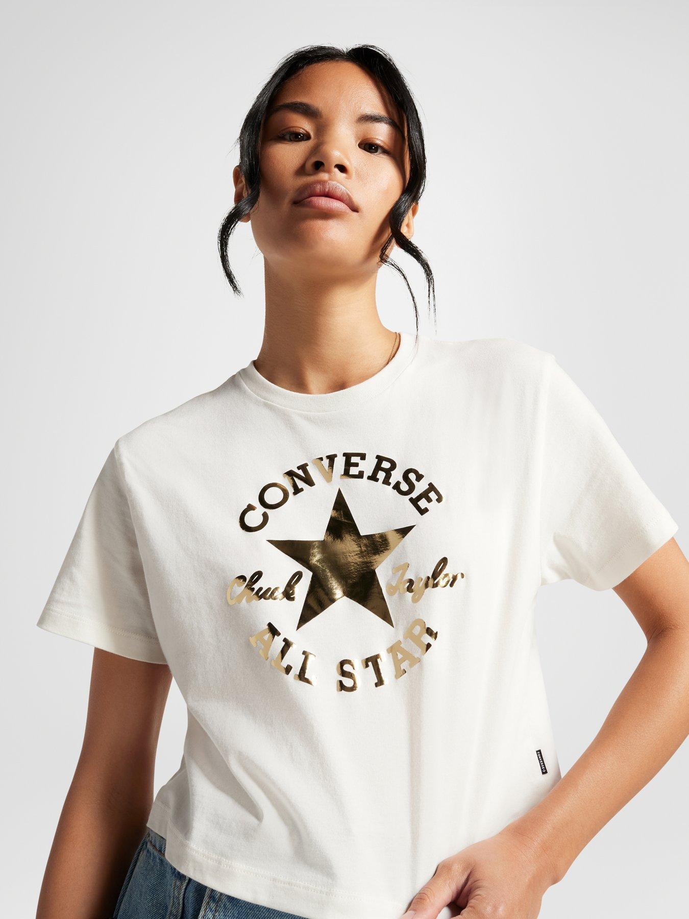 Converse with hot sale shirt