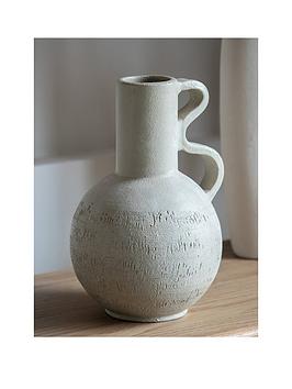 Product photograph of Gallery Sammi Vase Light - Grey from very.co.uk