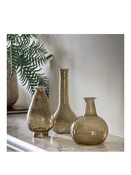 Product photograph of Gallery Bissa Vase Green Set Of 3 from very.co.uk