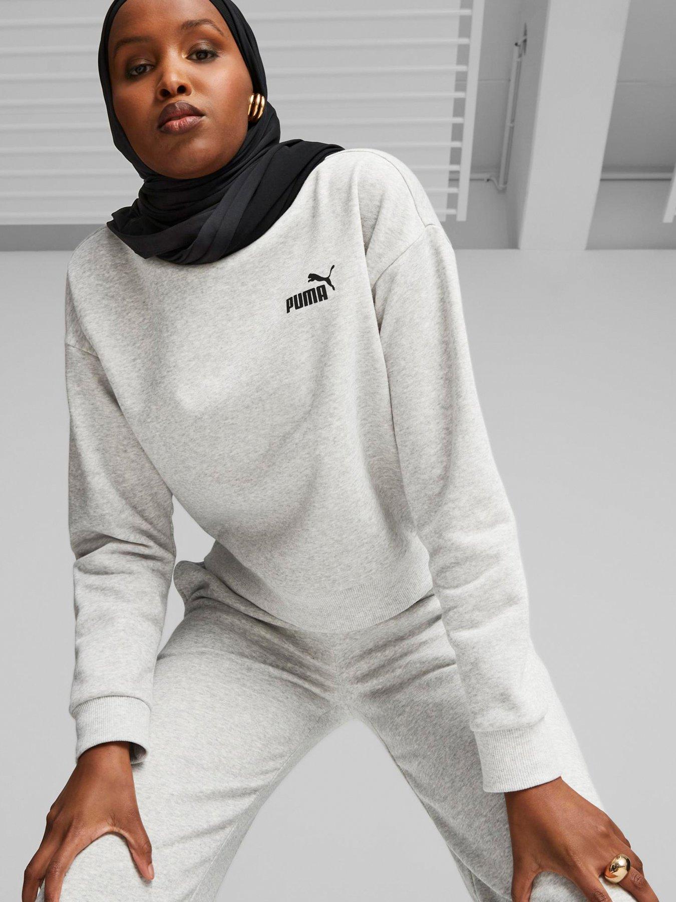 Light grey outlet puma hoodie