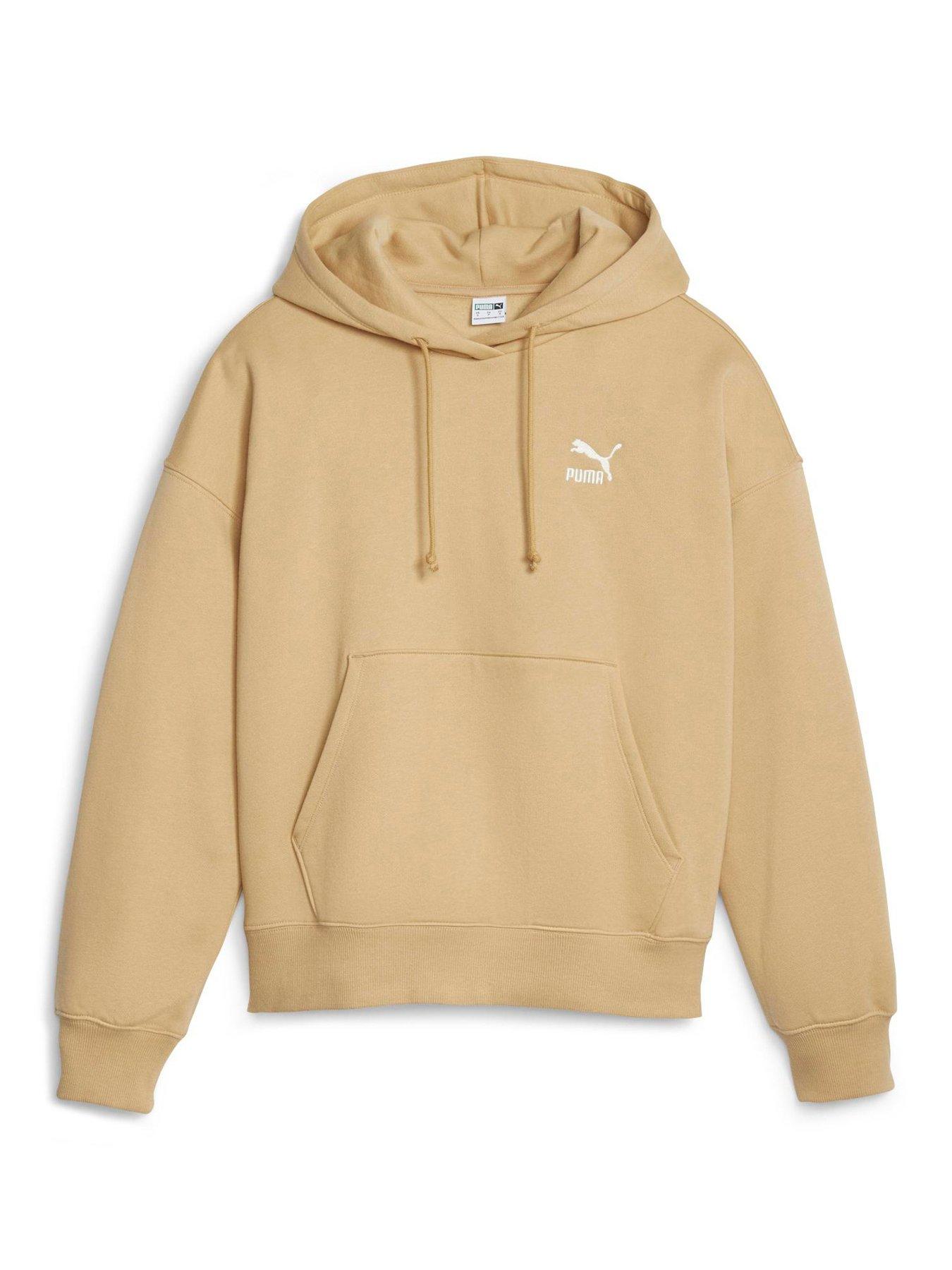 Cream puma deals hoodie