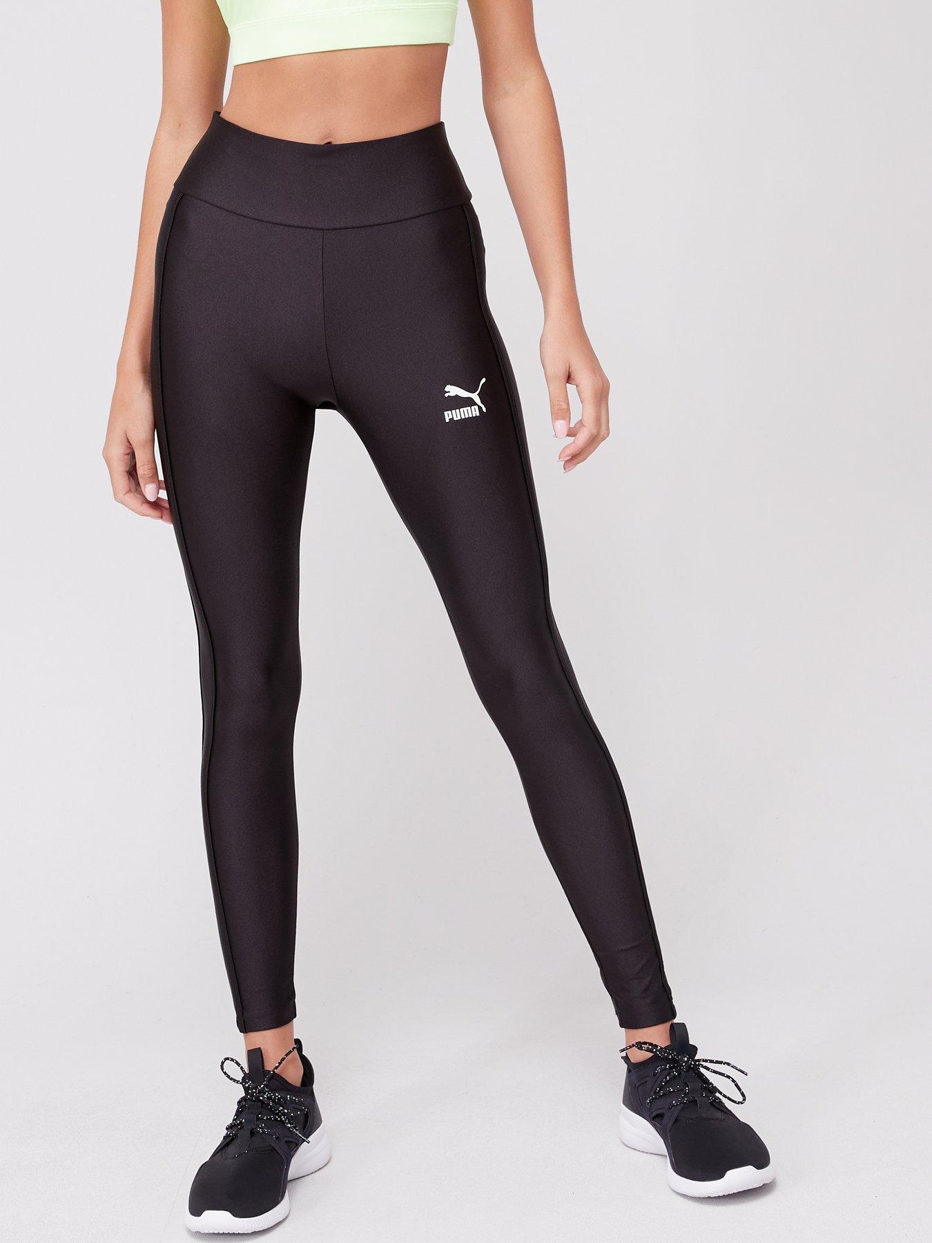PUMA Women's Drawstring Tight Leggings with Pockets Size Small for sale  online