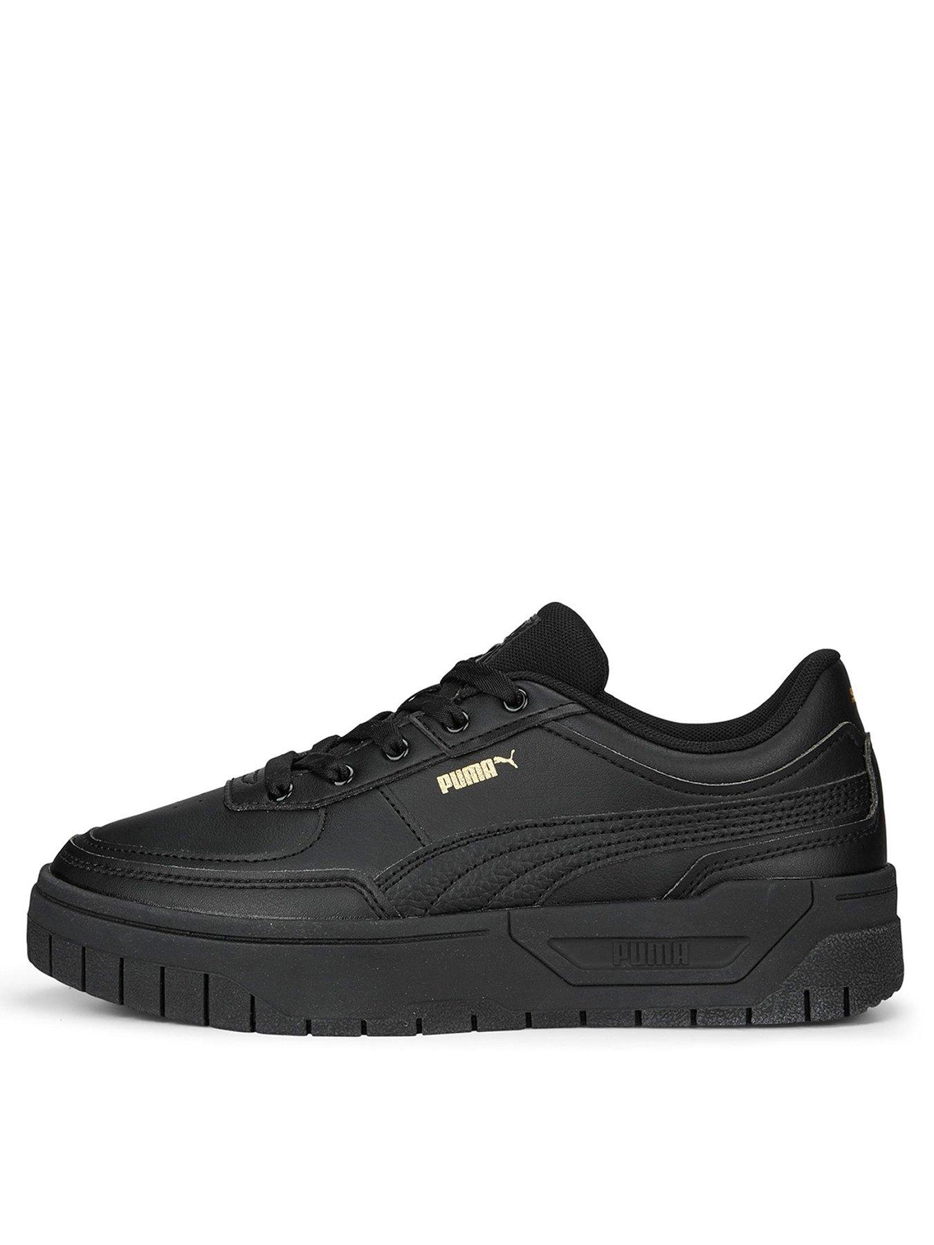 Puma hotsell leather trainers