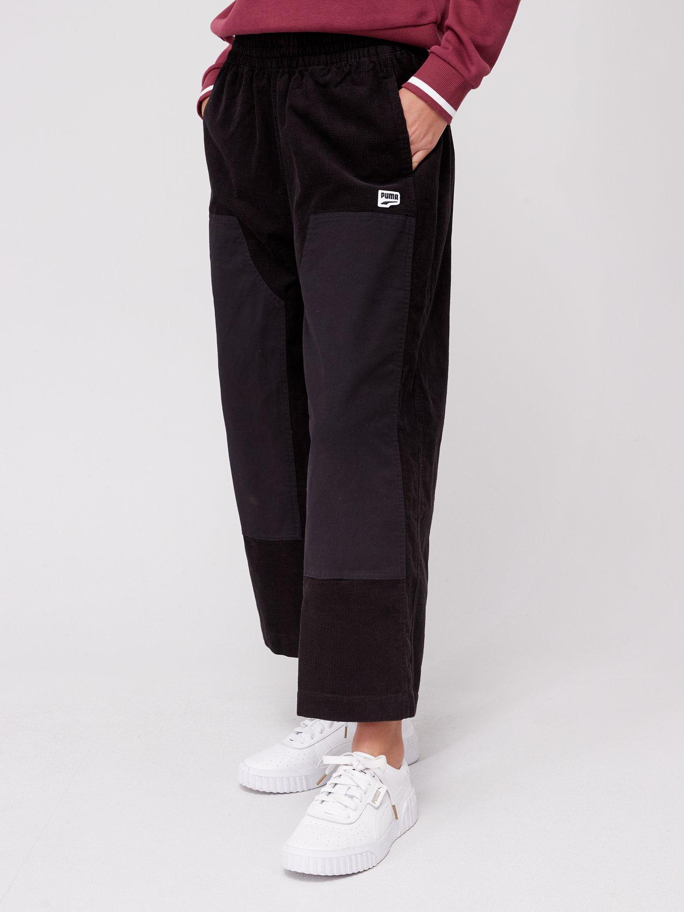 Puma Downtown Corduroy Pants - Black