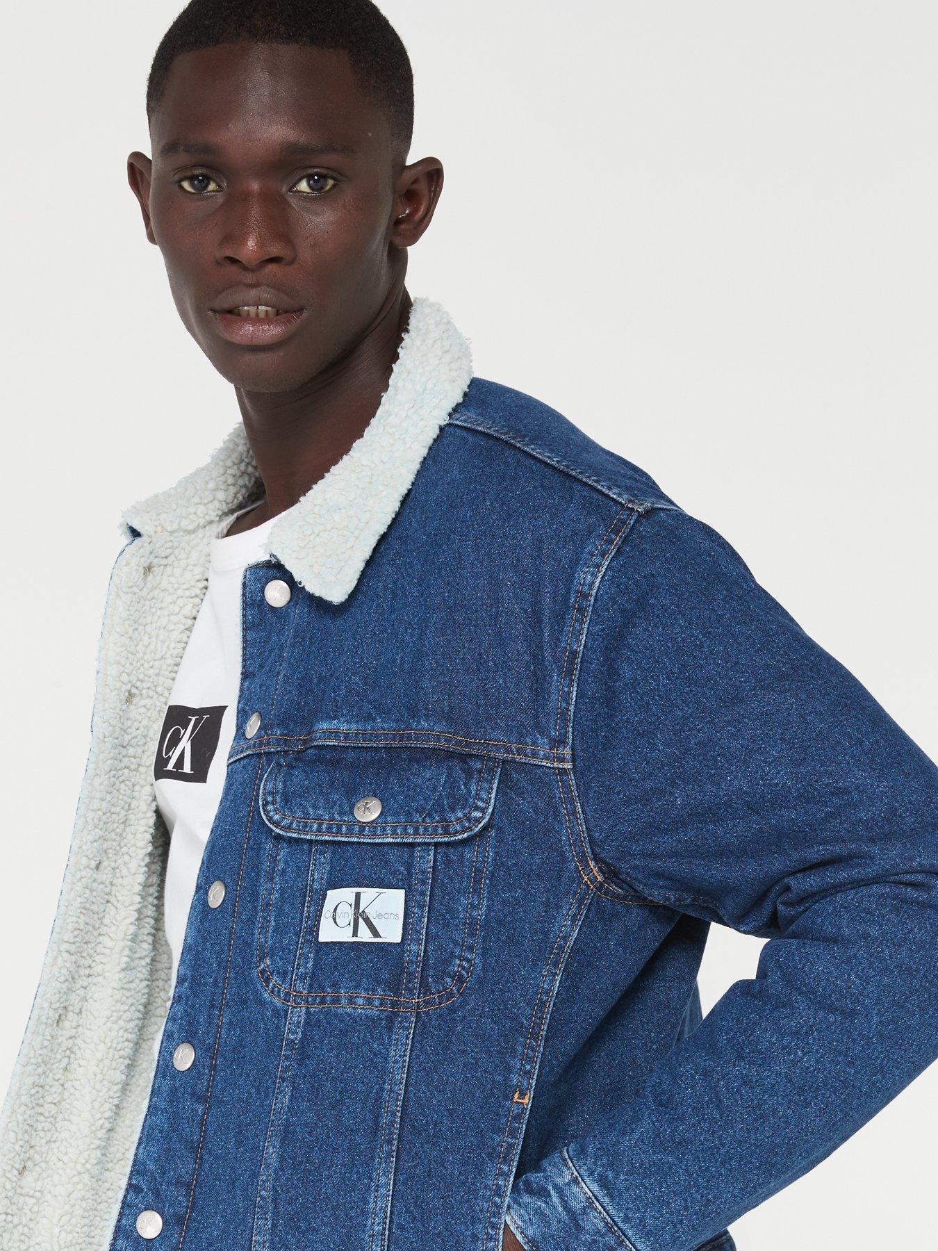 Calvin klein sherpa jacket best sale