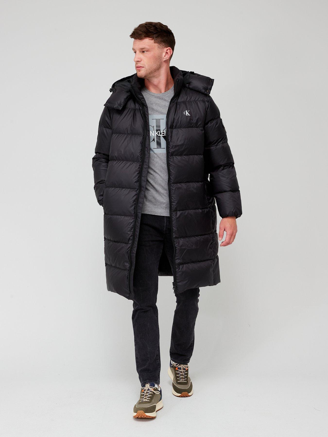 Calvin klein jeans store quilted military parka jacket