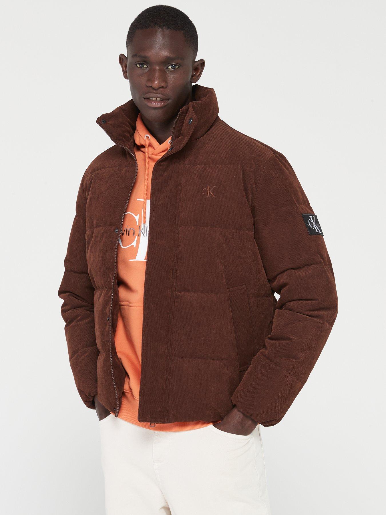 Calvin Klein Jeans Padded Corduroy Jacket - Brown