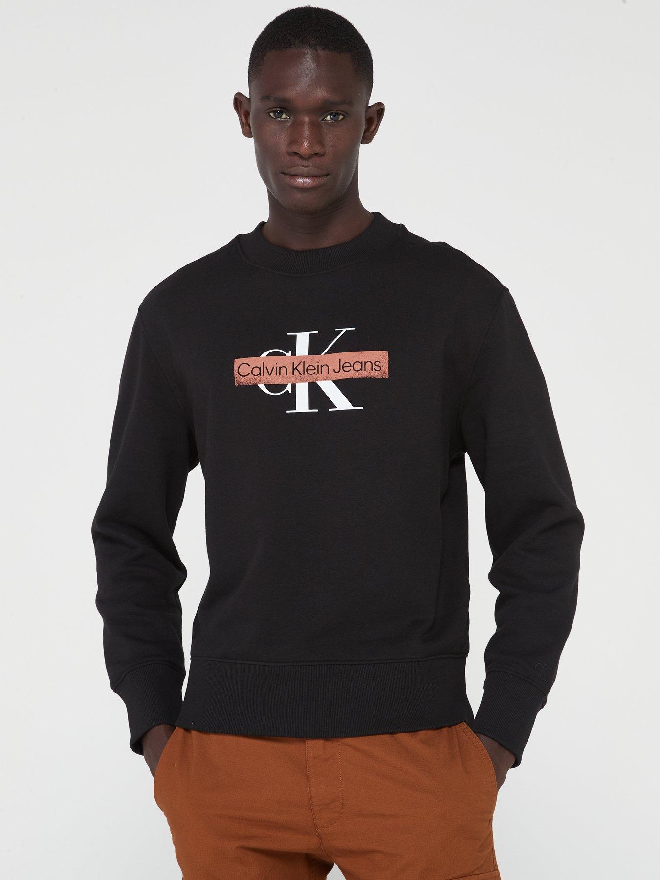 Calvin klein clearance jeans sweatshirt black