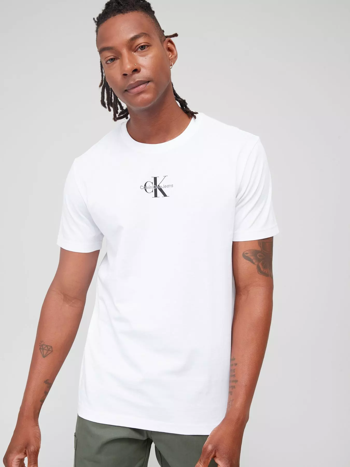 Calvin Klein Jeans Institutional Logo T-Shirt In Taupe-Neutral for Men