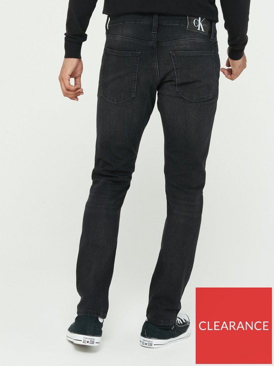 stillFront image of calvin-klein-jeans-slim-fit-jean-black