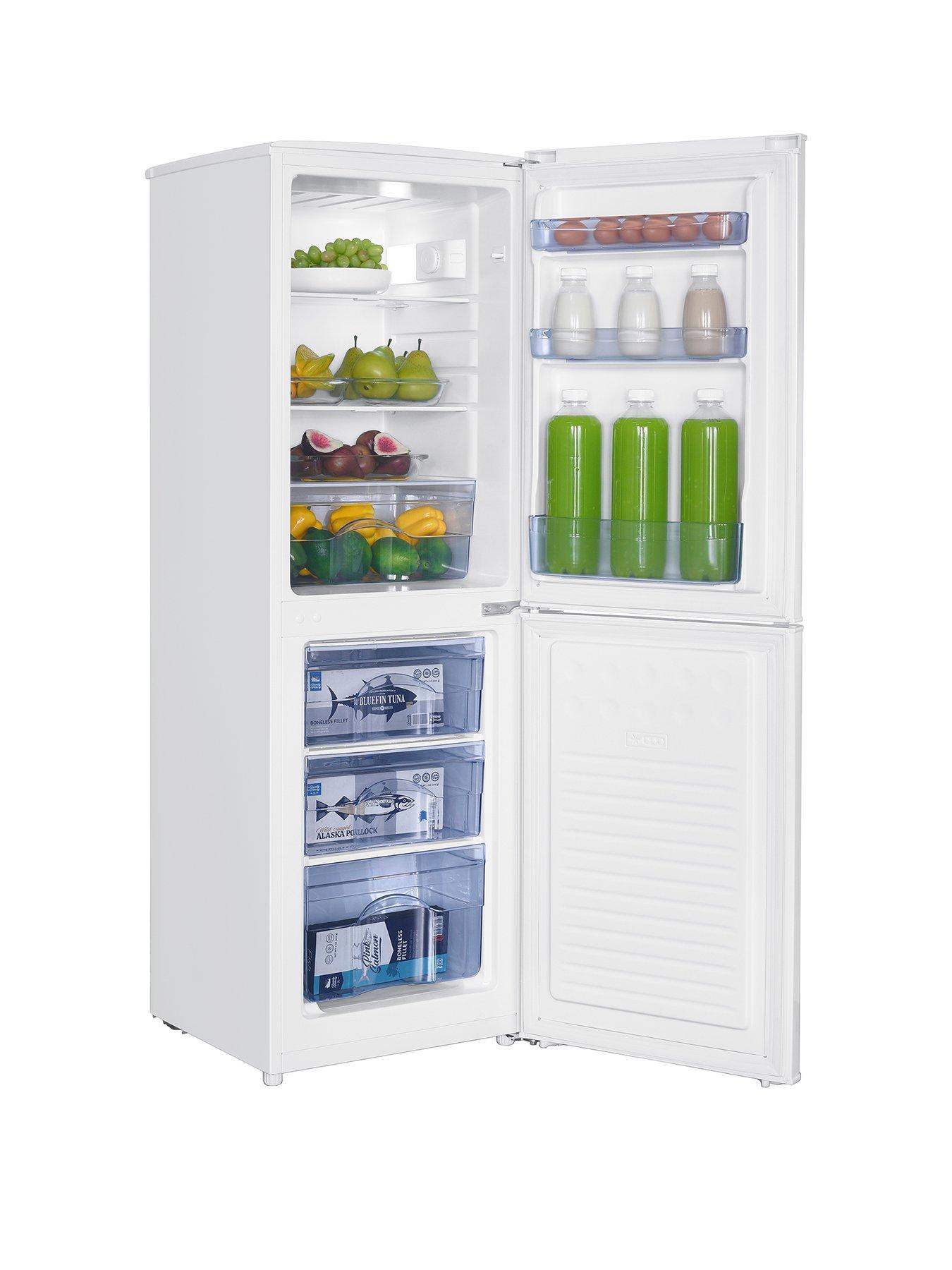 Swan SR15690W 48cm Wide 144cm High 50 50 Split Compact Fridge Freezer White Very